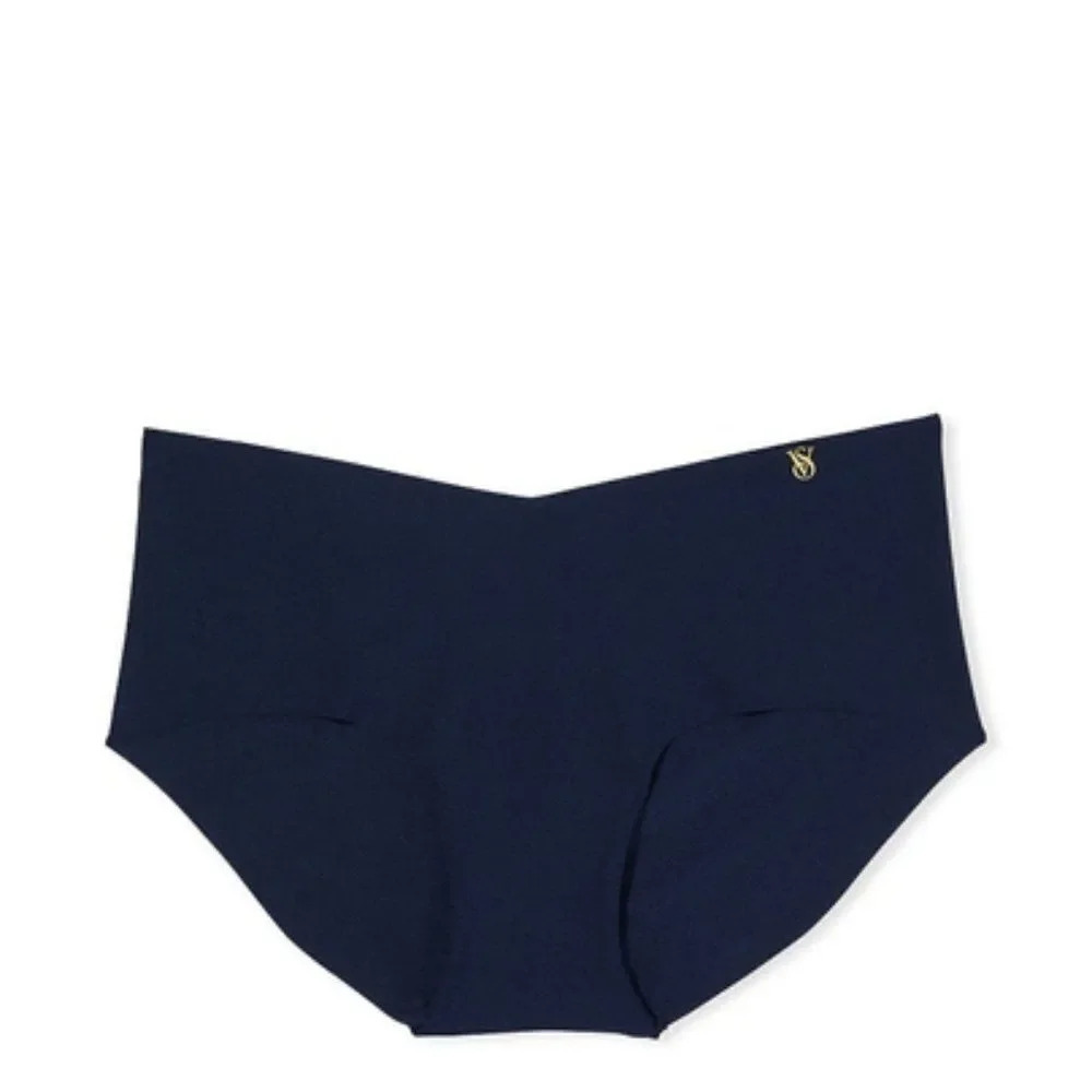Victoria's Secret Women's Blue Low Rise Bikini No-Show Hiphugger Panty Size L - Picture 13 of 13